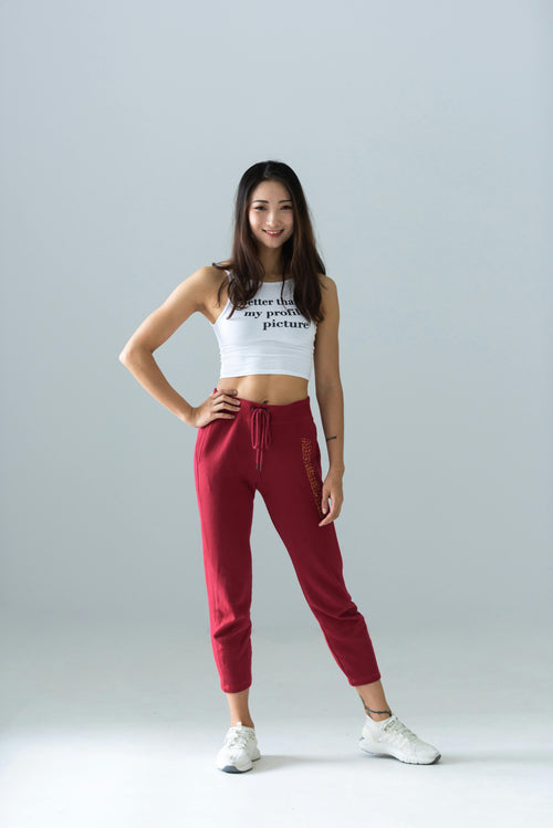 Women's Maroon Joggers