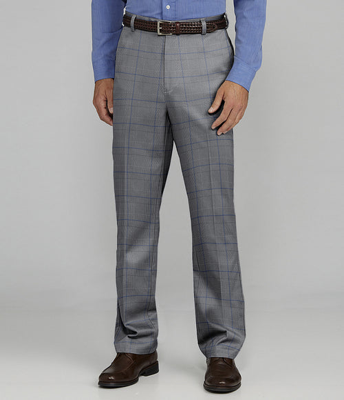 Premium Striped Gray Formal Trousers