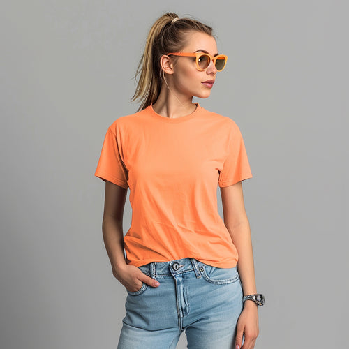 Classic Womens Orange T-Shirt