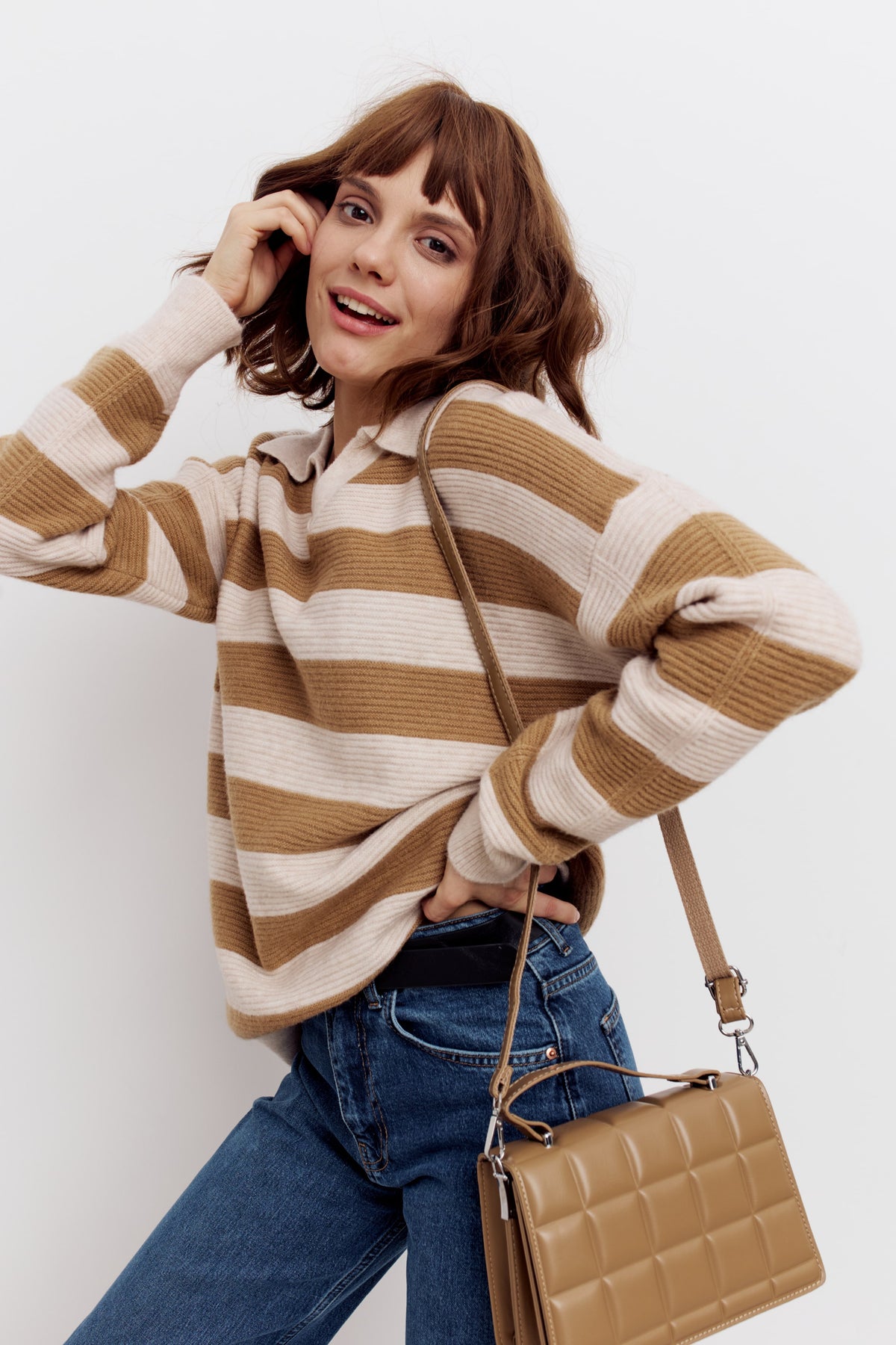 Striped Knit Sweater