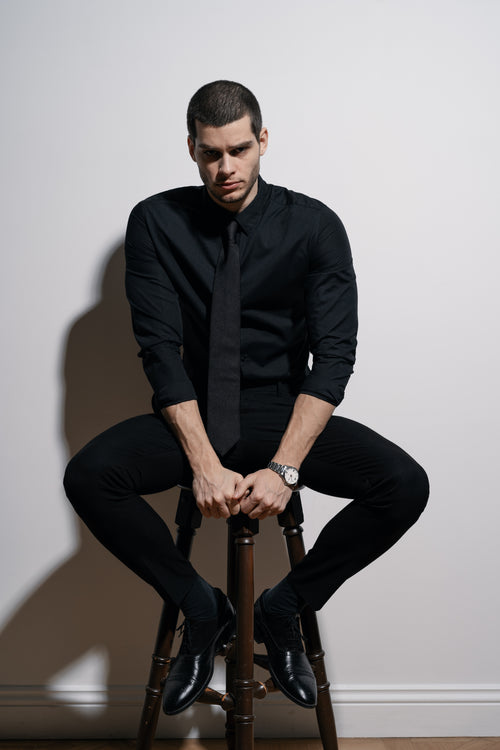 Premium Black Formal Dress Shirt