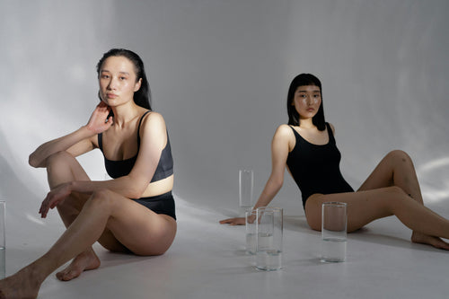 Black Seamless Activewear Set