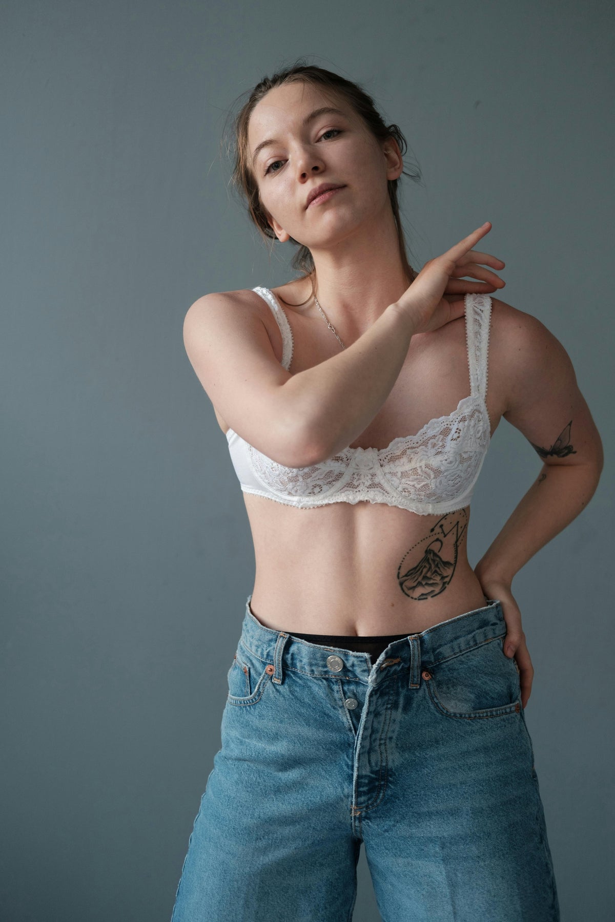 Women's White Bra