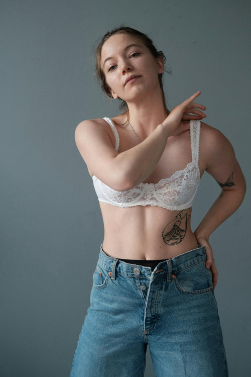 Women's White Bra