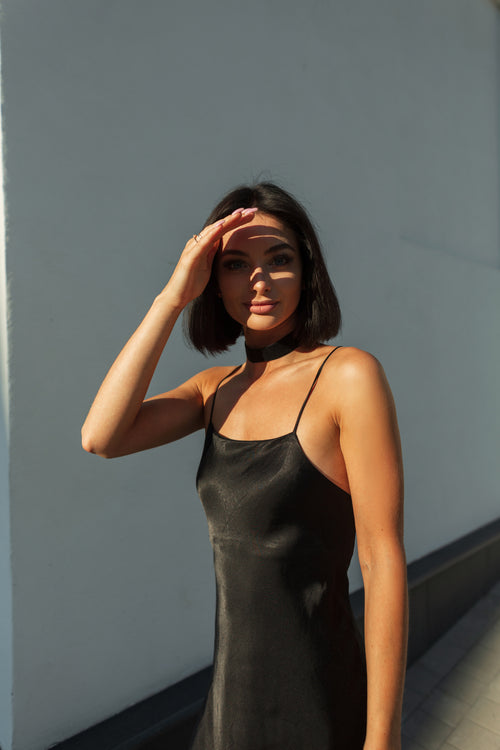 Womens Classic Black Sleeveless Top
