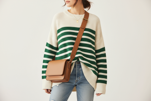 Striped Knit Sweater