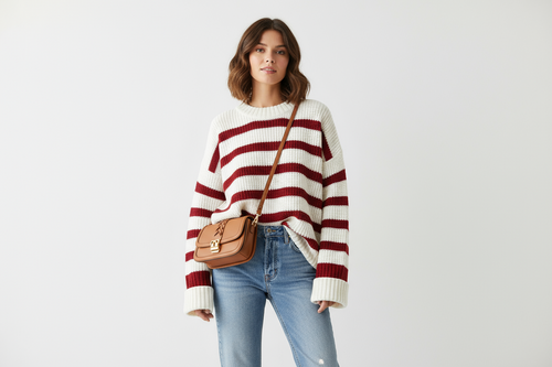 Striped Knit Sweater